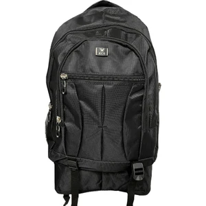 Siyah Körüklü 50+10 Litre Kapasiteli Dağcı Sırt Çantası