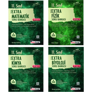 Kafa Dengi Yayınları 11.Sınıf Extra Matematik Fizik Kimya Biyoloji Soru Bankası Seti