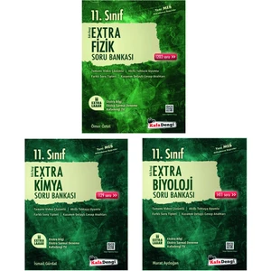 Kafa Dengi Yayınları 11.Sınıf Extra Fizik Kimya Biyoloji Soru Bankası Seti