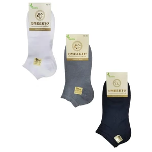 Umberto 6 Adet Erkek Doğal Bambu Patik Çorap - 307