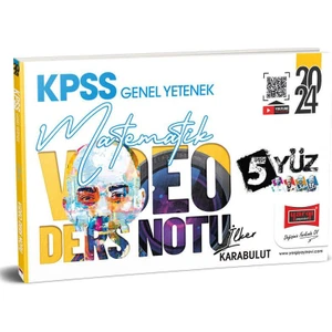 Yargı Yayınevi 2024 KPSS Genel Yetenek 5yüz Matematik Video Ders Notları