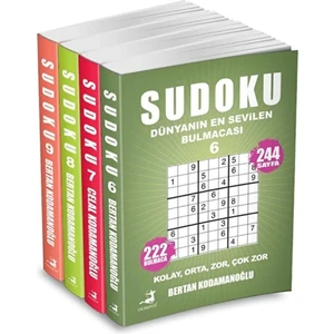 Olimpos Yayınları  sudoku 4 Kitap Set - Bertan Kodamanoğlu