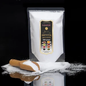 Hanzade Bitkisel Eritritol Doğal Toz Tatlandırıcı 500 gr Sıfır Kalori Keto Diyet Erythritol