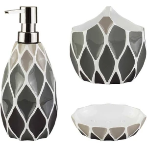 Henry Gri 3'lü Banyo Seti