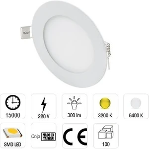 6W Slım Panel LED