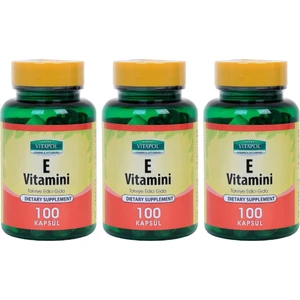 Vitamin E Vitamini 400 IU 268 mg 3 x 100 Kapsül