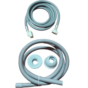 Çamaşır ve Bulaşık Makine Hortum (3m Makine Gider Hortumu+2,5m Temiz Su Hortum+Adaptör Conta Hediye)