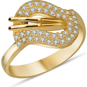 Kadın Gümüş Yüzük Modern Tasarım