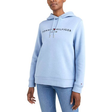 Tommy Jeans Kad n Mavi Sweatshirt DW0DW15649 Fiyat