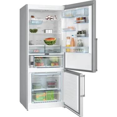 Bosch Serie 8 Alttan Donduruculu Buzdolabı 186 x 75 cm Paslanmaz Çelik