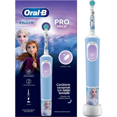 Oral-B Çocuk Şarjlı/Elektrikli Diş Fırçası Frozen