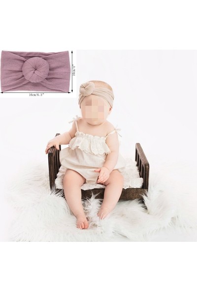 Zehraa Sevimli Top Elastik Bebek Bandana Yürümeye Başlayan Saç Bantları (Yurt Dışından)