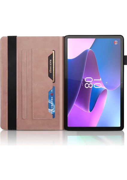 Lenovo Tab P11 Pro Gen 2 Için Deri Tablet Kılıfı - Altın (Yurt Dışından)