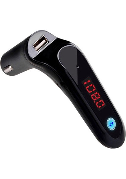 S7 Fm Araba Bluetooth USB Şarj Cihazı - Siyah (Yurt Dışından)