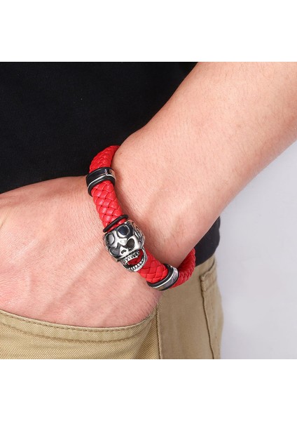 Erkek Titanyum Deri Bileklik (Yurt Dışından) fiyatları