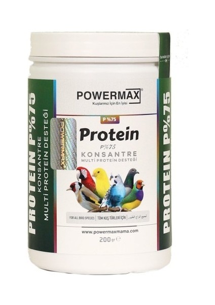Protein P%75 Hayvansal Protein 200 gr