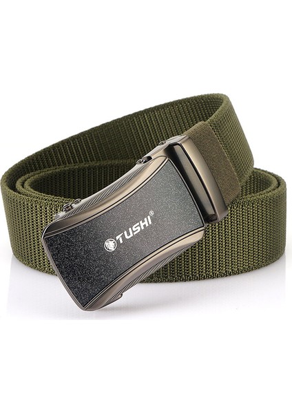 Elastik Erkek Otomatik Toka Naylon Kemer (Yurt Dışından)