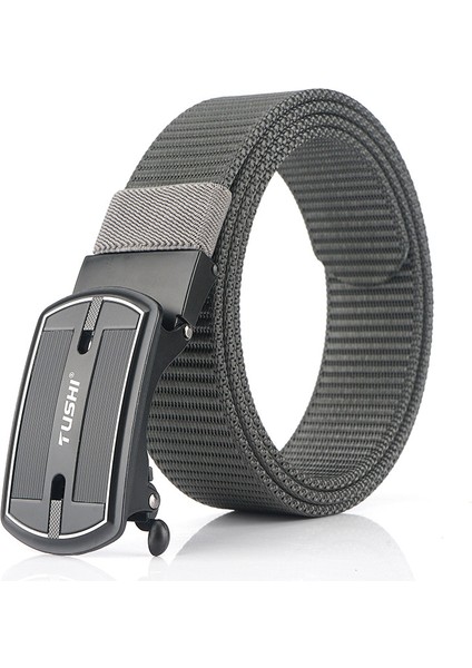 Erkek Pin Toka Otomatik Toka Kanvas Kemer (Yurt Dışından)