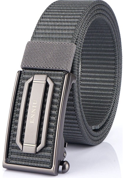 Erkekler Için Otomatik Toka Naylon Kemer (Yurt Dışından)