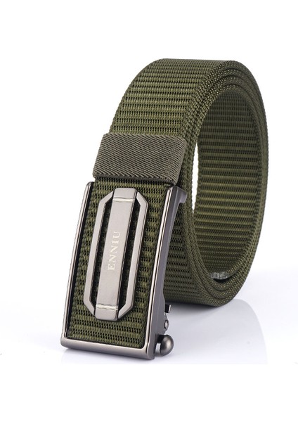 Erkekler Için Otomatik Toka Naylon Kemer (Yurt Dışından)