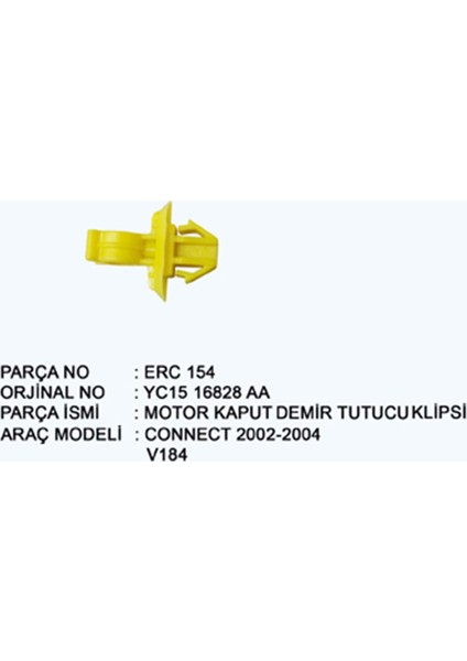 Ford Transit V184 01-06 Kaput Demir Dayama Klips