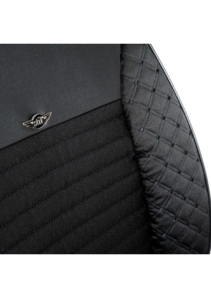 Nissan Skystar Lüx Deri Oto Koltuk Kılıfı Ön Arka Takım Siyah indirimleri