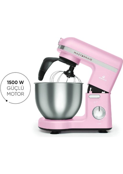 Mastermaid Chef Pro Çift Kollu Mutfak Şefi 1500 W Pink