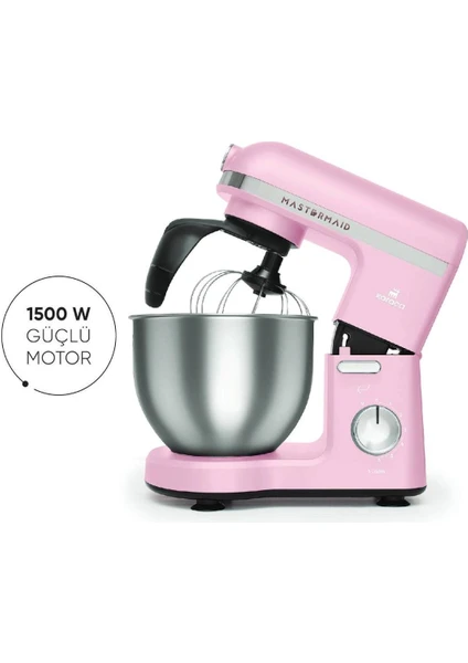 Mastermaid Chef Pro Çift Kollu Mutfak Şefi 1500 W Pink