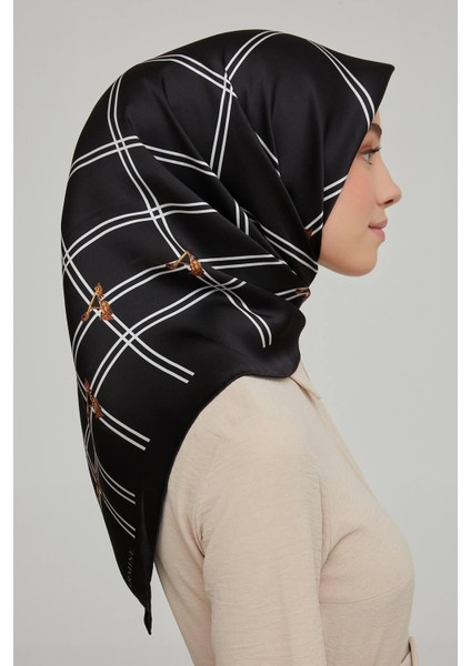 Özel Nostalji Serisi Twill Ipek Eşarp Modelleri 8656D-33 fiyatları