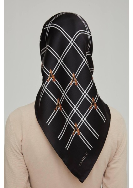 Özel Nostalji Serisi Twill Ipek Eşarp Modelleri 8656D-33 modelleri