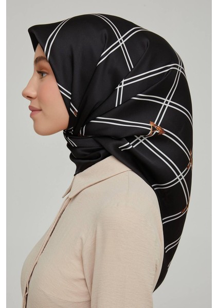 Özel Nostalji Serisi Twill Ipek Eşarp Modelleri 8656D-33 fırsatları