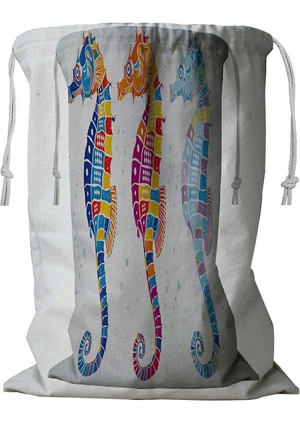 Pembe Leopar Doku Desenli Ipli Çamaşır Sepeti 45X60 cm (Yurt Dışından)