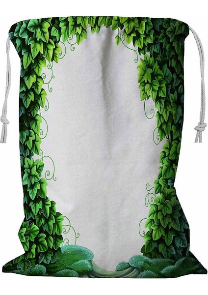 Camo Orman Kordonlu Çamaşır Sepeti 45X60 cm (Yurt Dışından)