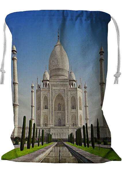Taj Mahal In Sunrise Light Agra Ipli Çamaşır Sepeti 45X60 cm (Yurt Dışından)