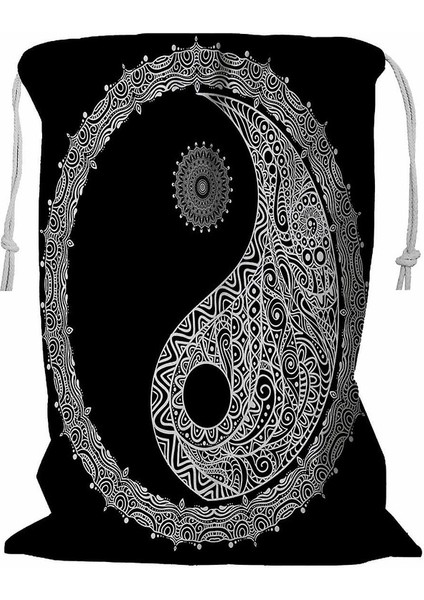 Art Ipli Siyah Çamaşır Sepeti 45X60 cm (Yurt Dışından)