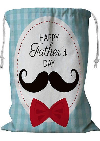 Babalar Gününüz Kutlu Olsun Ipli Kart Çamaşır Sepeti 45X60 cm (Yurt Dışından)