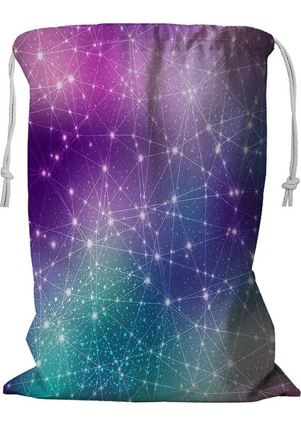 Magic Space Coic Takımyıldızı Yıldızlar Bulanık Işıklar Ipli Çamaşır Sepeti 45X60 cm (Yurt Dışından)