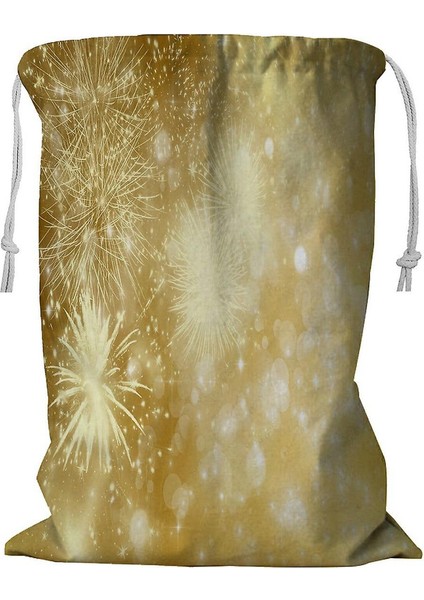 Yeni Yılda Kopyalama Alanı Ipli Çamaşır Sepeti 45X60 cm (Yurt Dışından)