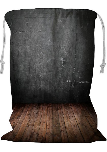 Oda Içi Vintage Ipli Çamaşır Sepeti 45X60 cm (Yurt Dışından)