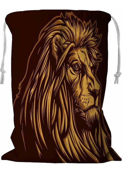 Ipli Aslan Çamaşır Sepeti 45X60 cm (Yurt Dışından)
