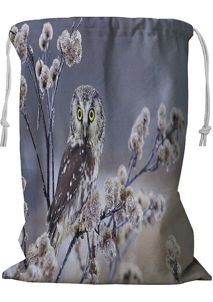 Ipli Baykuş Çamaşır Sepeti 45X60 cm (Yurt Dışından)