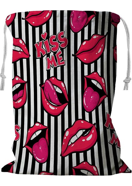 Ipli Dudak Çamaşır Sepeti 45X60 cm (Yurt Dışından)