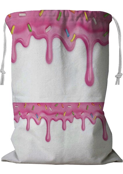 Donut Glaze Ipli Çamaşır Sepeti 45X60 cm (Yurt Dışından)