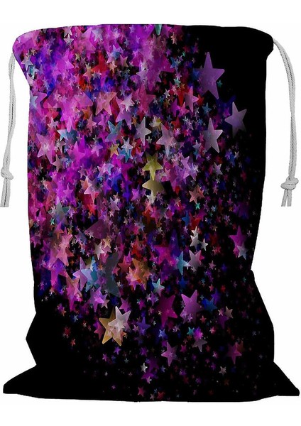 Yıldız Ipli Çamaşır Sepeti 45X60 cm (Yurt Dışından)