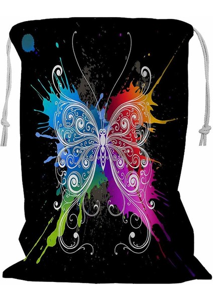 Ipli Kelebek Çamaşır Sepeti 45X60 cm (Yurt Dışından)