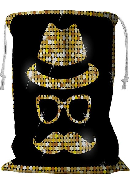 Hippie Kordonlu Çamaşır Sepeti 45X60 cm (Yurt Dışından)