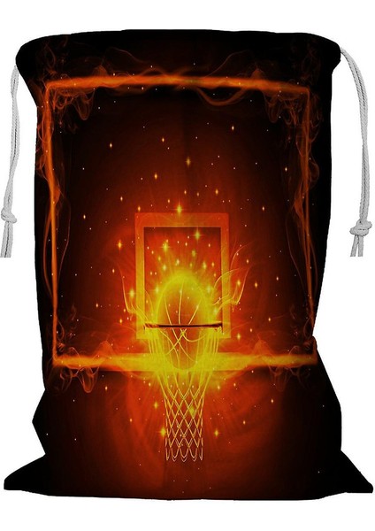 Ipli Basketbol Potası Çamaşır Sepeti 45X60 cm (Yurt Dışından)