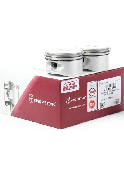 Kıng Pıstons 18-2581880 Piston 82.50 mm (Std) Ford Transit Connect 1.8 Tdci 01- (116 Ps) (Riken Segmanli) 1S4Q6102BA 182581880 (WA822831) (4 Adet Fiyatıdır)