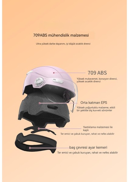 3c Sertifikalı Sağlam 709ABS Malzeme 7 Renk 5 Çeşit Lens Isteğe Bağlı Güneş Koruma Boyutu Ayarlanabilir Elektrikli Motosiklet Emniyet Kaskı (Yurt Dışından) fiyatları
