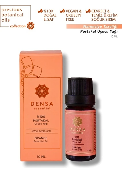 Densa Essential %100 Saf Portakal Uçucu Yağı 10 ml